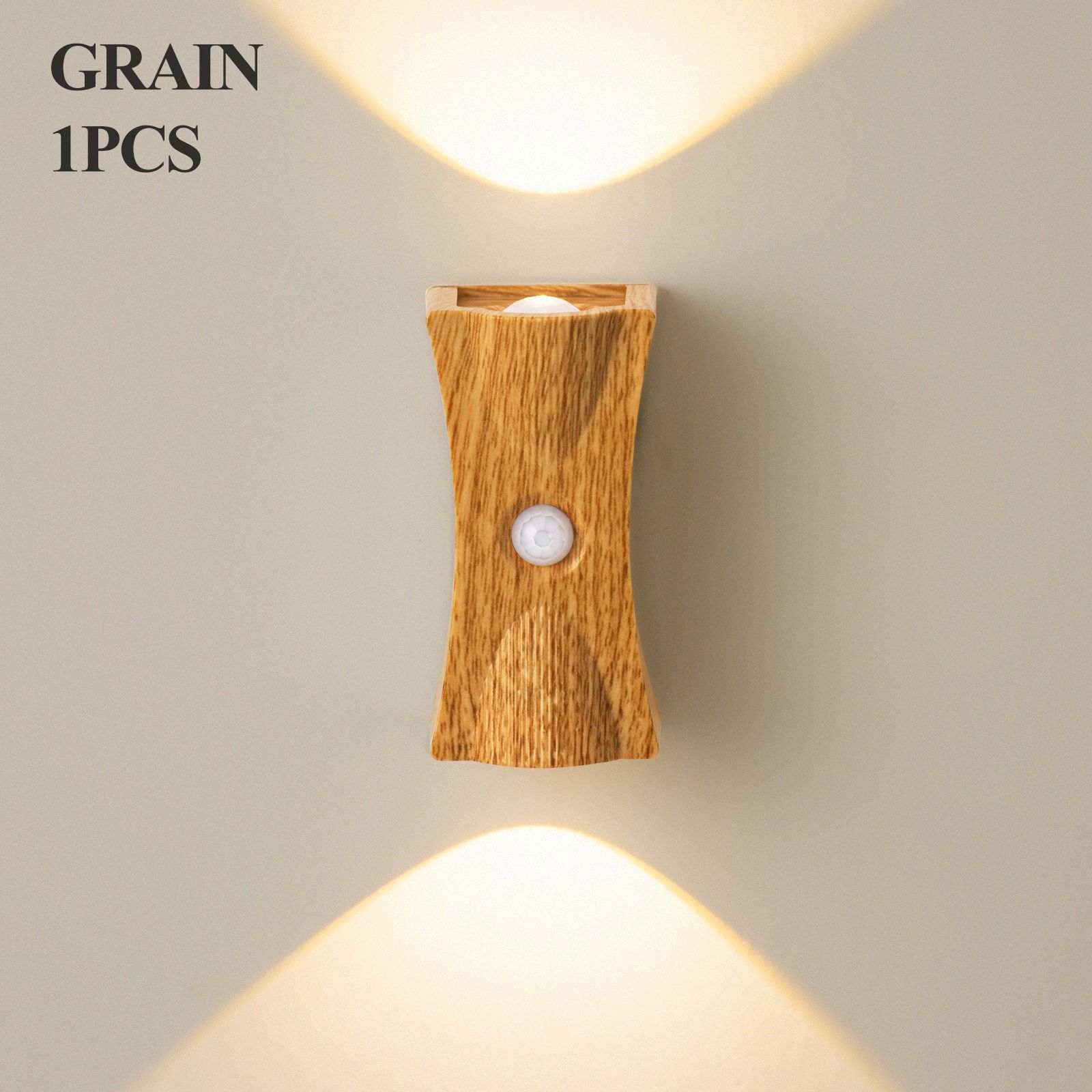 Wood-frame Three-light Dimmable