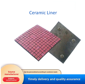 Desgaste compuesto de triple capa/instalación atornillada resistente a impactos Chute de minería Placa de revestimiento de cerámica para soldadura de sistemas transportadores - Product Image 3