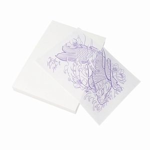 Feuilles <span class=keywords><strong>de</strong></span> pochoir <span class=keywords><strong>de</strong></span> papier <span class=keywords><strong>de</strong></span> transfert <span class=keywords><strong>de</strong></span> <span class=keywords><strong>tatouage</strong></span> blanc blanc <span class=keywords><strong>carbone</strong></span> thermique PUNK A4 pour Printers-500pcs/sac à jet d'encre - Product Image 2