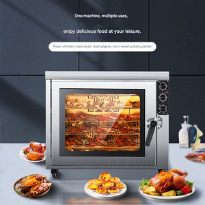 Máquina Comercial para Asar Pollos, Eléctrica/a Gas, <span class=keywords><strong>Asador</strong></span> Giratorio Automático de Sobremesa, <span class=keywords><strong>Asador</strong></span> Pequeño para Pollos, para Restaurantes y Cafeterías - Product Image 6
