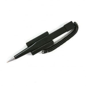 Bolígrafo Promocional Económico con Soporte para Mesa, Escritorio, Hotel, Banco, Mostrador, Bolígrafo de Escritorio Seguro con Resorte - Product Image 1
