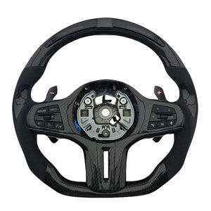 Volante Deportivo LED con Empuñadura de Fibra de Carbono Alcantara, el Más Popular, para Modelos de Automóviles BMW X3 X5 CS M3 M4 M5 - Product Image 1