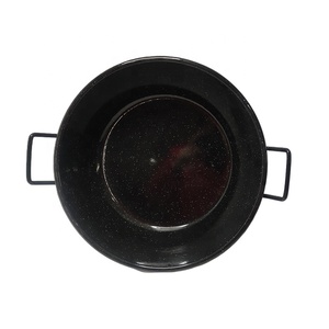 Hot <span class=keywords><strong>Sale</strong></span> Spanische <span class=keywords><strong>Paella</strong></span> Pfanne Doppel ohren Emaille Bratpfanne 16cm bis 40cm mit Griffen - Product Image 1