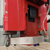 Sierra de puente de 5+1 ejes para piedra, mármol, granito, cuarzo, con motor, rodamientos, bomba, caja de engranajes, router CNC, cortadora, maquinaria personalizada ZEUS