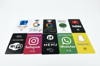 Carte NFC programmable et inscriptible 13,56 MHz avec code QR pour les avis Google et les entreprises