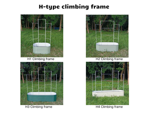 Powder Coated Steel Garden Craft <b>Trellis</b> 17in Tall Wall for Home Plant Growing & Climbing Support - Product Image 3