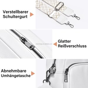 <span class=keywords><strong>Sac</strong></span> à main femme en cuir UV lisse tendance personnalisé avec fermeture éclair, bandoulière amovible, <span class=keywords><strong>sac</strong></span> bandoulière, cartera de mujer, sacs à main - Product Image 2