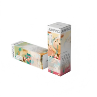 Boîte d'emballage en kraft blanc mat avec gaufrage UV et impression quadrichromique, design rectangulaire haut de gamme pour les boîtes cadeaux cosmétiques et alimentaires