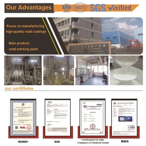 Màu trắng và màu vàng phản chiếu đánh dấu sơn phun phát sáng trong bóng tối đường đánh dấu sơn nóng chảy vỉa hè đánh dấu - Product Image 4
