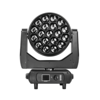 K15 19X40W B-eye Led Lampu Kepala Bergerak RGBW 4in1 Pixel Zoom Beam Wash Pro Hiburan Pencahayaan Panggung untuk Konser