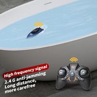 Mini Bote Eléctrico de Alta Velocidad para Niños, Yate a Control Remoto, Juguete Acuático para Verano, Piscina, Playa, Diversión en el Agua