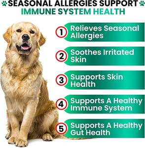 WANZIBEI индивидуальная фирменная питомская питомца зуд снятие кожи аллергия Иммунная добавка для собак - Product Image 2