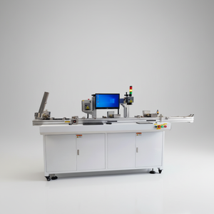 เครื่องออลอินวันรุ่นใหม่สำหรับอ่าน/ถอดรหัสชิปการ์ด RFID/ธนาคาร/วีไอพี  พร้อมเลเซอร์มาร์กกิ้ง คัดแยก  แกะรหัส QR  พิมพ์วันที่  ด้วย AI ความเร็วสูง - Product Image 2