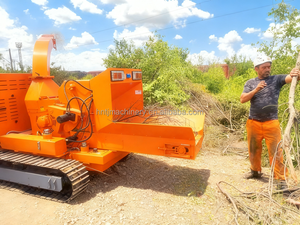 Trituradora de <span class=keywords><strong>Madera</strong></span> de Fácil Operación, Chipeadora Industrial de Servicio Pesado con Motor Diésel, Trituradora de Ramas con Alimentación por <span class=keywords><strong>Cadena</strong></span> - Product Image 4