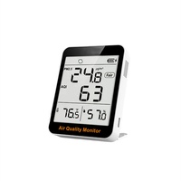 Detector de Gases de Calidad del Aire PM2.5, Termómetro Higrómetro de Alta Precisión para el Hogar S1 UP