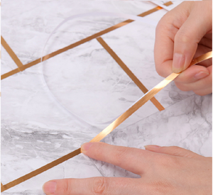 עמיד למים אקריליים יחיד דבק נייר דבק דקורטיבי pvc עבור פער אריחי קרמיקה רצפה במטבח קיר סלון סלון - Product Image 1