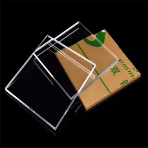Kaca organik bening diperkuat untuk Panel pintu 2mm 3mm 6mm Perspex lembar plastik akrilik kaca akrilik transparan