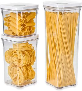 Clear Rectangular <b>Plastic</b> Food Storage <b>Containers</b> with <b>Lids</b> Airtight Design for Kitchen Use 1-3L Capacity Minimalist Style - Product Image 5