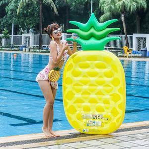 Flotador inflable gigante con forma de piña para piscina, cama flotante para agua, balsa para juegos acuáticos. - Product Image 4