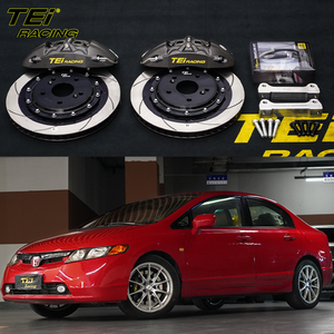 ชุดเบรกหน้า TEI Racing P40NS  คาลิปเปอร์ 4 ลูกสูบ พร้อมจานเบรก 300*28 มม. ระบบเบรก BBK สำหรับ Honda <span class=keywords><strong>Civic</strong></span> <span class=keywords><strong>FD</strong></span> ล้อแม็ก 16 นิ้ว - Product Image 1