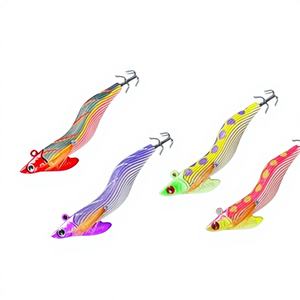 <span class=keywords><strong>Leurre</strong></span> en bois <span class=keywords><strong>pour</strong></span> crevettes, jig lumineux <span class=keywords><strong>pour</strong></span> calamar, appât <span class=keywords><strong>pour</strong></span> eaux moyennes, pêche en eau salée, <span class=keywords><strong>leurre</strong></span> artificiel rigide durable avec hameçons - Product Image 1