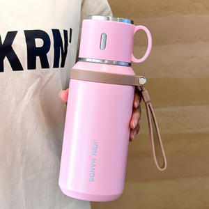 Tumbler isolato in acciaio inossidabile da 600ml <span class=keywords><strong>con</strong></span> cinturino e tè separazione per infusione portatile Thermos <span class=keywords><strong>tazza</strong></span> per bicchieri - Product Image 5