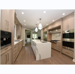 Hiện đại có độ bóng cao màu gương bóng cửa tủ bếp tủ ý tưởng với đảo - Product Image 2