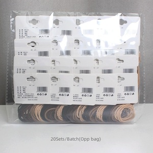 20종 기본 아동용 헤어끈 세트, 여아용 패션 스크런치 액세서리 - Product Image 4