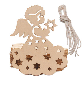<span class=keywords><strong>Petit</strong></span> ornement de Noël <span class=keywords><strong>en</strong></span> <span class=keywords><strong>bois</strong></span> personnalisé pour arbre, décoration d'art de joyeux Noël, gravure, décoration murale - Product Image 5
