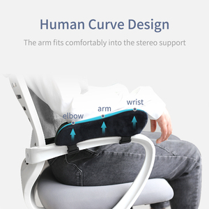 Almohada cómoda con reposabrazos para silla de oficina de espuma viscoelástica - Product Image 4