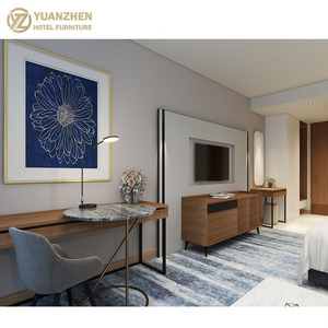 ชุดห้องนอนโรงแรมไม้เนื้อแข็งสั่งทำพิเศษสไตล์ยุโรปสุดหรูสำหรับอพาร์ตเมนต์ระดับไฮเอนด์ - ผู้จัดจำหน่ายเฟอร์นิเจอร์สำหรับธุรกิจโรงแรมแบบครบวงจร - Product Image 2