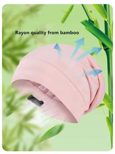 Gorro de Satén Personalizado para el Cabello, Suave, Sin Frizz, para el Cuidado de Rizos, con Correa Ajustable Antideslizante para Rastas, Gorro Scrunchie, Regalos Promocionales - Product Image 2