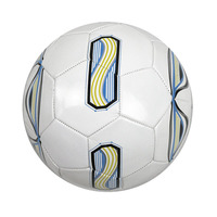 Vente directe d'usine à motif cinq étoiles Cadeaux promotionnels Taille normale Cinq Football en PVC bon marché