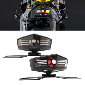 Hearxin Feu de signalisation universel pour <span class=keywords><strong>moto</strong></span> <span class=keywords><strong>LED</strong></span> Feu arrière <span class=keywords><strong>clignotant</strong></span> pour Honda <span class=keywords><strong>Harley</strong></span> 12V Feu stop moteur - Product Image 2