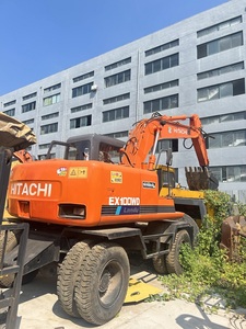 Excavadora Usada en Buen Estado HITACHI EX100WD de 10 Toneladas, Excavadora de Ruedas de Segunda Mano HITACHI EX100WD en Venta - Product Image 2