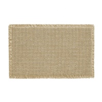 Tapis de bain moderne super absorbant, antidérapant et long, avec glands, gaufrés, pour la maison ou l'hôtel, salle de bain, baignoire au sol