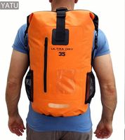 Sac à dos imperméable personnalisé en PVC/TPU pour l'extérieur, 56-75L, vente en gros