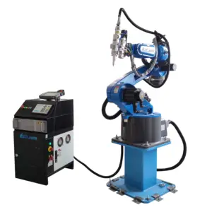 2022 Six Axis 360 Degree 3D Robot Arm Irregular Metal CNC Fiber Laser Cutting Machine Cutter