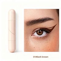 Emballage personnalisé pour cosmétiques : Boîtier étanche en forme de cœur pour eye-liner double embout et tampon à paupières, 3 ml, vente en gros