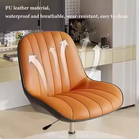 Chaise de bureau ergonomique moderne et confortable avec dossier sacrum, siège en cuir rotatif pour ordinateur