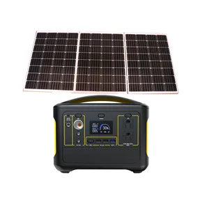 최고 10 최고의 태양 발전기 패널 300 와트 500 와트 1000 와트 2000 와트 Lifepo4 태양 휴대용 발전소 태양 발전기 키트