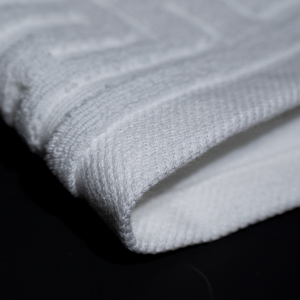Set di <span class=keywords><strong>Asciugamani</strong></span> per <span class=keywords><strong>SPA</strong></span> Stile Dobby con Logo Jacquard Telo Corpo Viso e Mani in 100% Cotone - Product Image 3