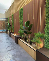 Revêtement mural très vendu, panneau mural en WPC co-extrudé ASA, panneaux muraux extérieurs pour jardin, cour arrière, extérieur