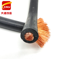 99,95% Reiner Kupferdraht, verseiltes 25mm² 35mm² 50mm² 70mm² Superflexibles Schweißkabel 2/0 AWG Schwarz Rot Stromkabel