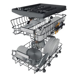 เครื่องล้างจานเวิร์ลพูล 45 ซม- 10 ที่วาง 42 เดซิเบล สแตนเลสสตีล คลาสบี - Product Image 3