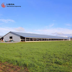 Легкие структурные каркасные здания, стальная конструкция для современных коровников, большие фермерские сараи, промышленные здания - Product Image 4