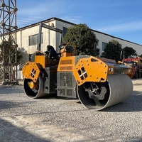Rouleau compresseur diesel pour travaux de construction de 1 à 2 tonnes