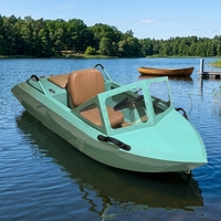 Nouveau Bateau Kart Électrique en Aluminium 72V 15KW Haute Vitesse 45km/h Mini Jet Ski Couleur Personnalisée Kart Aquatique pour Location en Parc