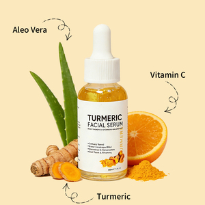 Siero Viso Illuminante Naturale alla Curcuma, Uniformante del Tono della <span class=keywords><strong>Pelle</strong></span>, Riparatore Anti-Età, OEM ODM, Siero per la Cura del Viso - Product Image 5