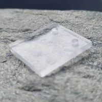 Sapphire Plaque de fenêtre de haute précision Plaque de fenêtre optique UV D = 3-10mm Épaisseur 1mm Non revêtu